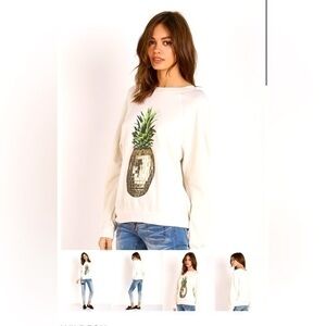 Wildfox Discoball Pineapple Sweatshirt
